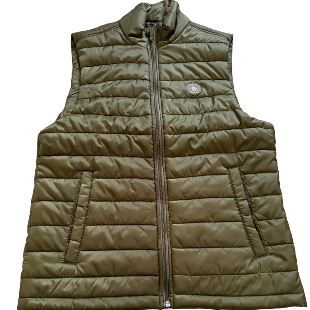 Original Penguin Classic Outdoor Puffy Vest- Size S